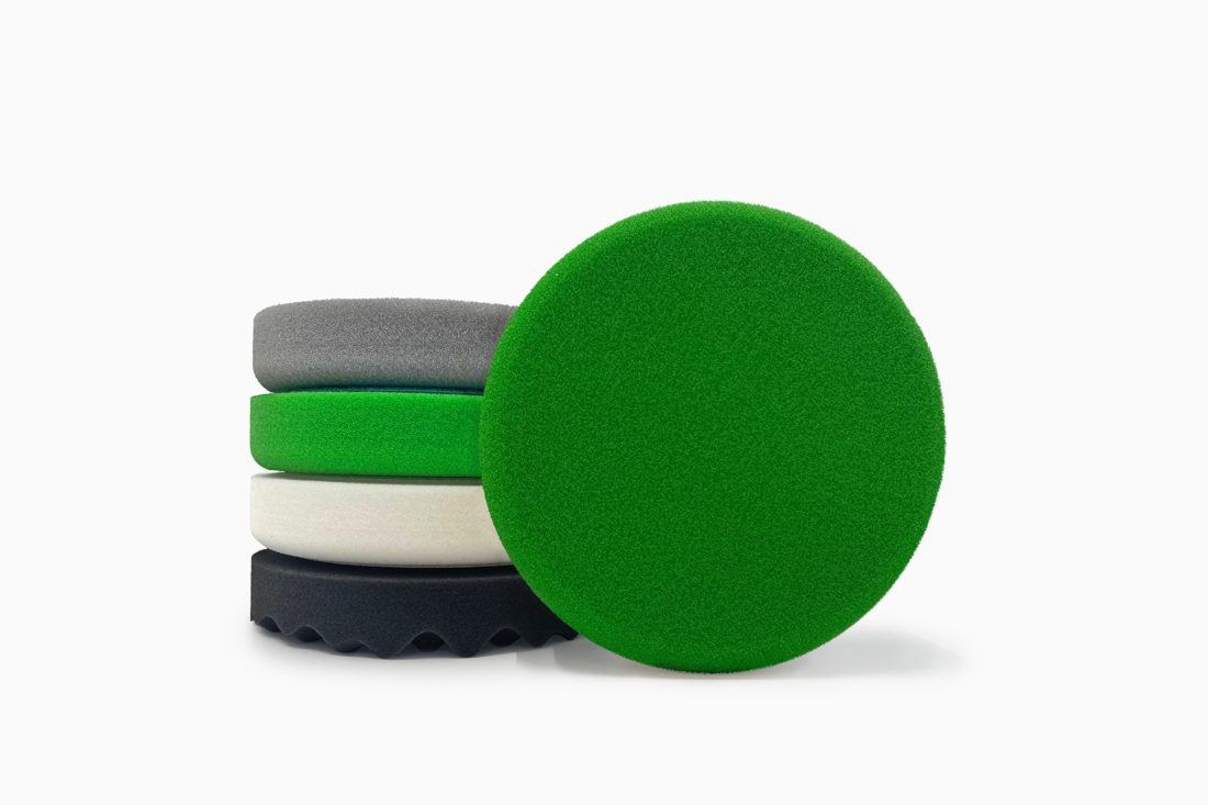 Green medium rigid foam pad